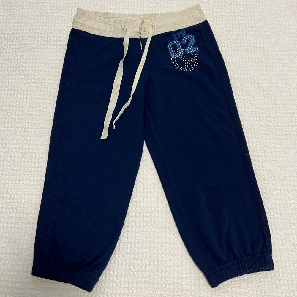 Limited Too Navy Blue Peace Y2K Sweats Joggers
